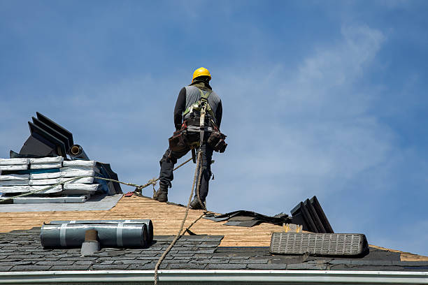 Professional Roof Replacement technician working in Lanark, WV